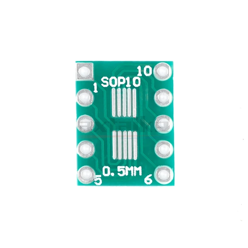 20PCS SOT-23 SOT23 MSOP10 SOP-10 zu DIP 10 PCB Transfer Board DIP Pin Board Pitch Transistor IC Adapter Platte umwandlung Bord