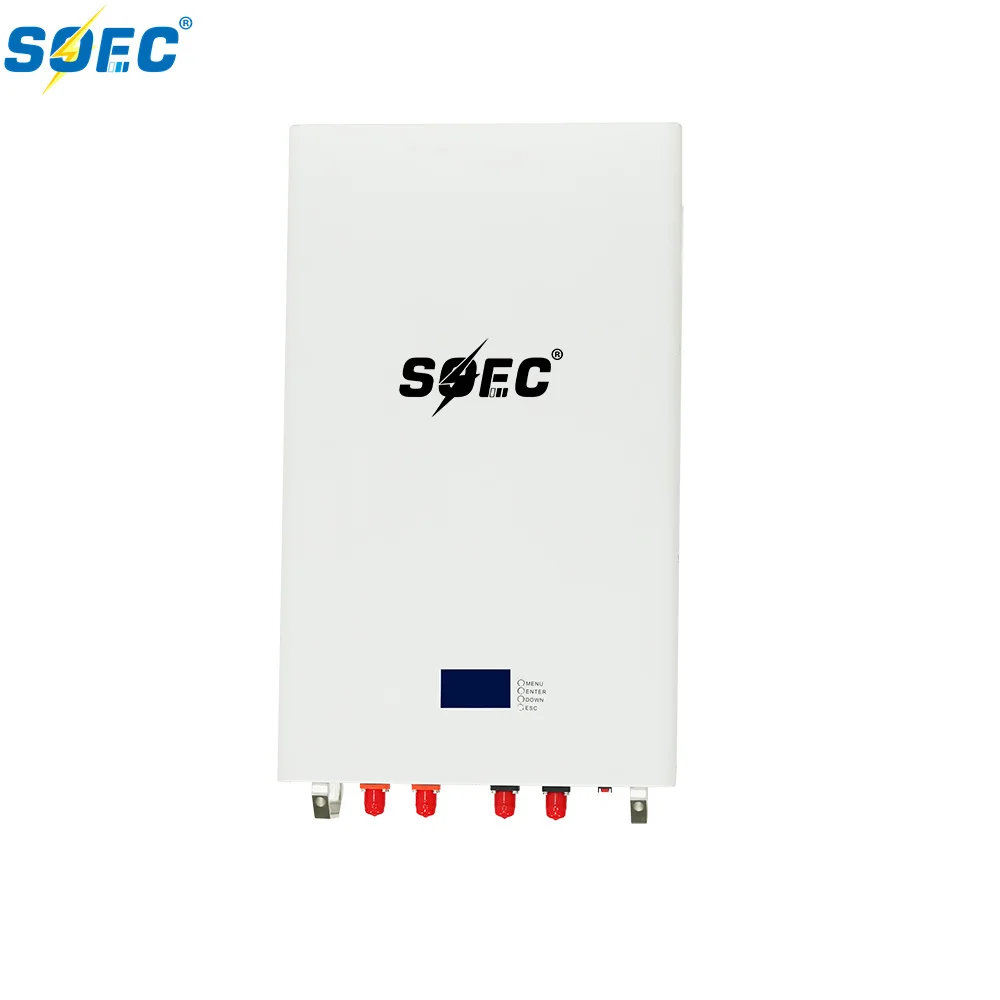 SOEC 5KWH 10KWH Powerwall 48V 100Ah 200Ah Lithium Battery RS485 CAN 15 Parallel for Solar Off and On-Grid System