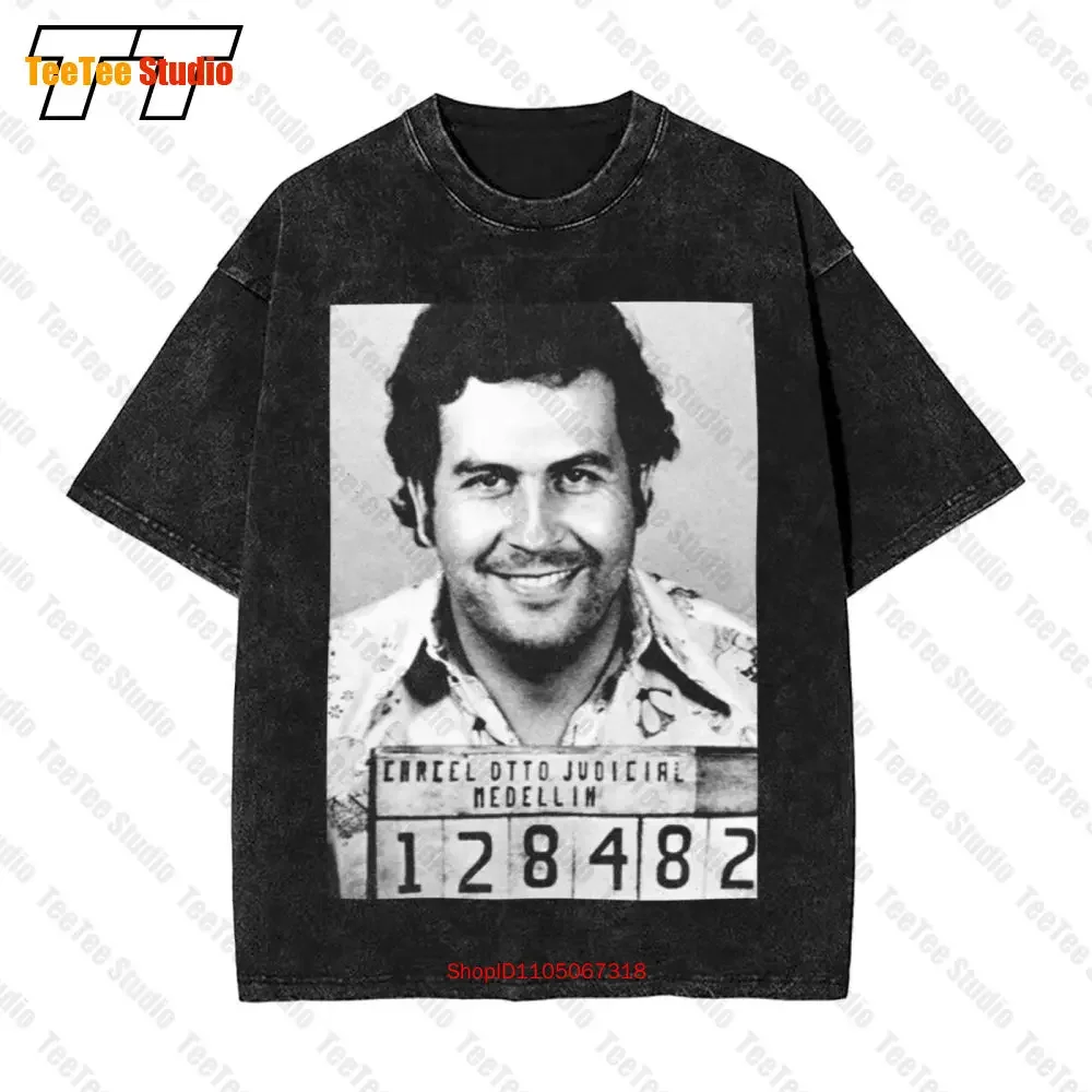 Mugshot Pablo Escobar Swea Vintage Oversized T-Shirt KAH9