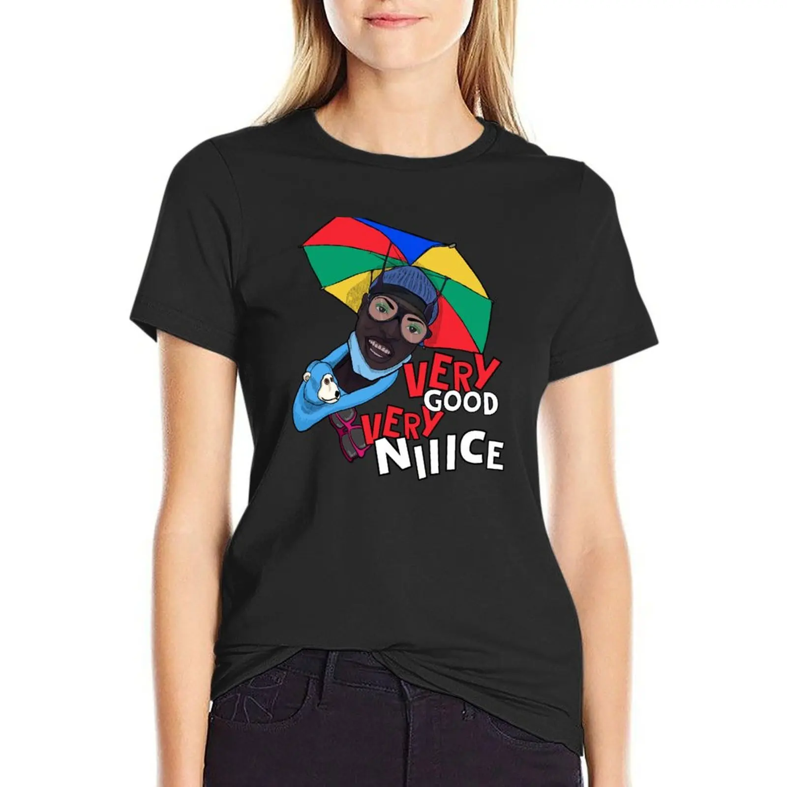 Very good very nice - hello chicken nugget! T-Shirt aesthetic clothes Short sleeve tee black t shirts for Women