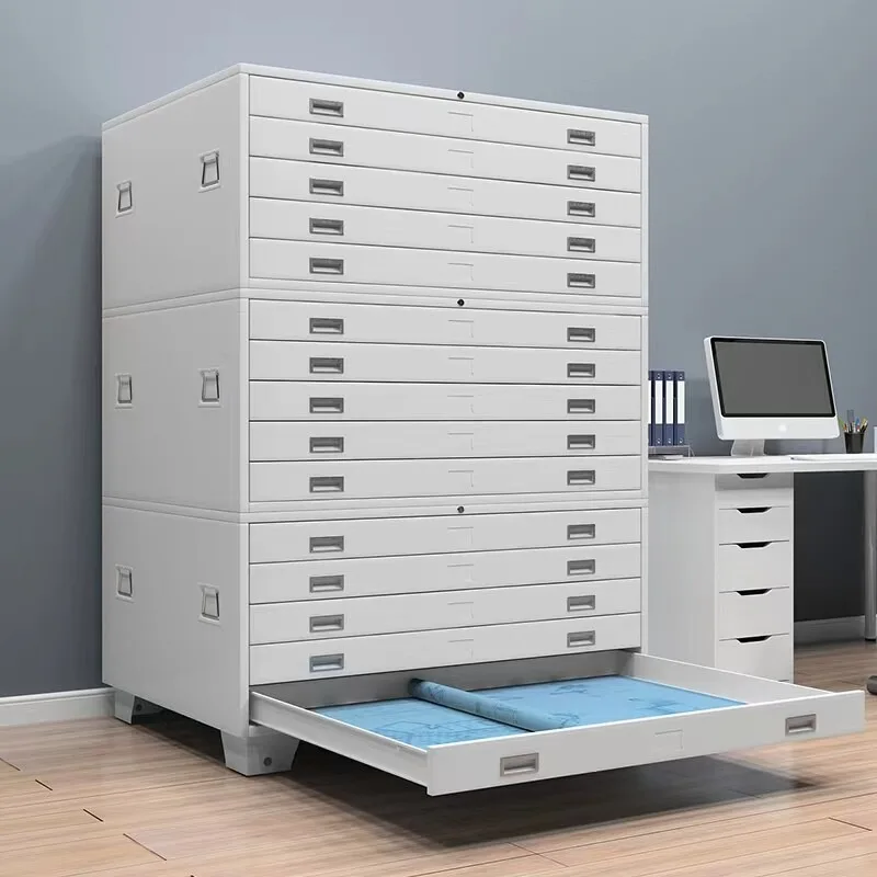 Graphic Shop Paper Cabiet A0 Drawing Cabinet Engineering Drawings Storage Cabinet Bottom Drawing Cabiet Multi-layer Printing F