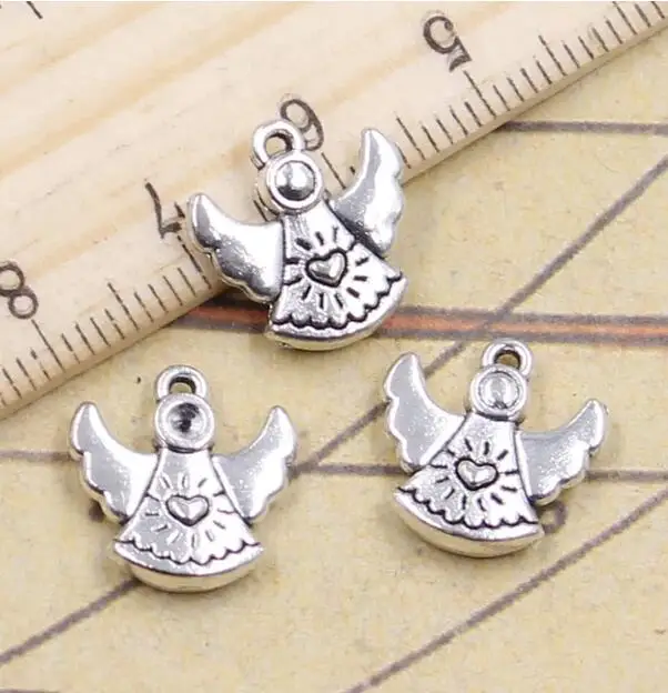 

20pcs 14x13mm Alloy Charms Lovely Pray Angel Pendant EF3832