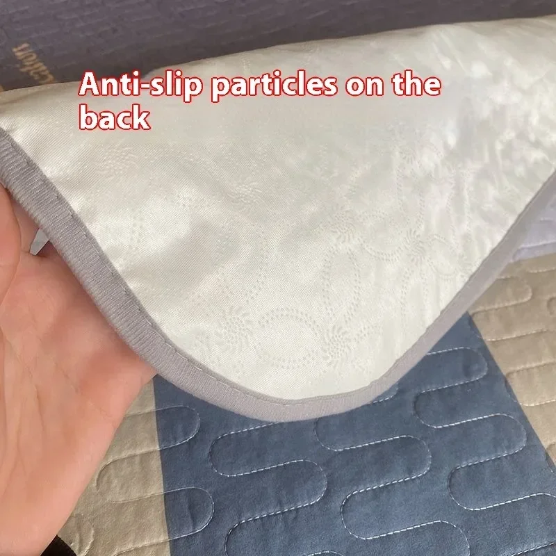 Materasso per urina impermeabile lavabile in lavatrice anziani, letto traspirante, Anti-perdita laterale grande Pad per allattamento panno assorbente per adulti