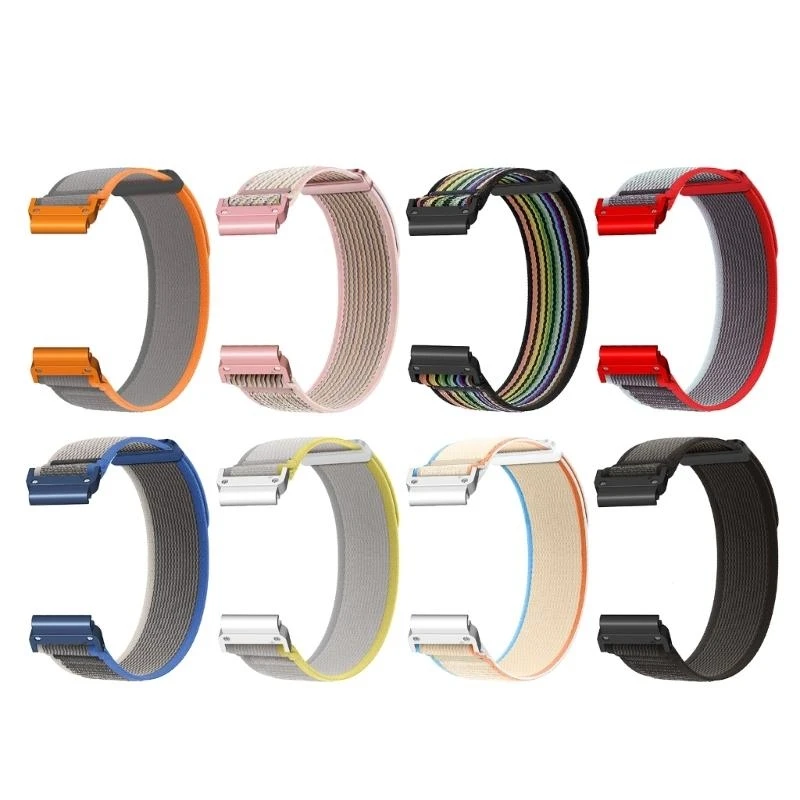 N2UB Replacement Belt Watch Band Nylon Band Sweatproof Bracelet for Approach S62 965 955 945 935 Watch Belt Breathable