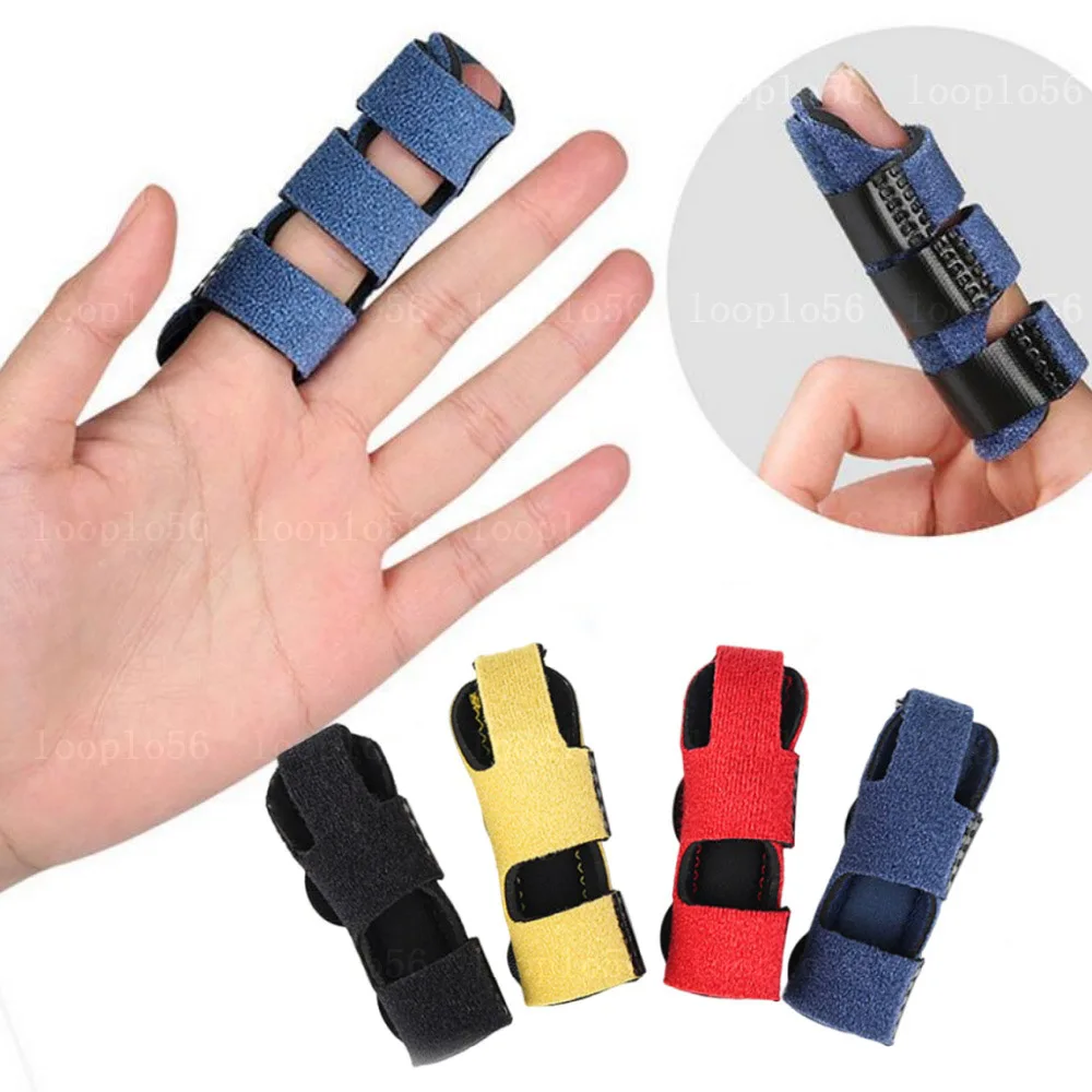 Finger Sprain Dislocation Fracture Splint Corrector Adjustable Pain Relief Trigger Support Finger Fixing Splint Straighten Brace