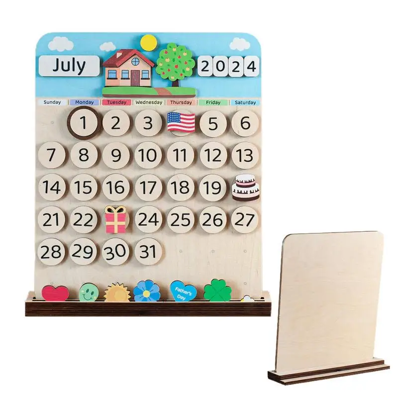 

Kids Magnetic Calendar Kids Montessori Calendar Magnetic Calendar Monthly Planner Board For Home Offices School