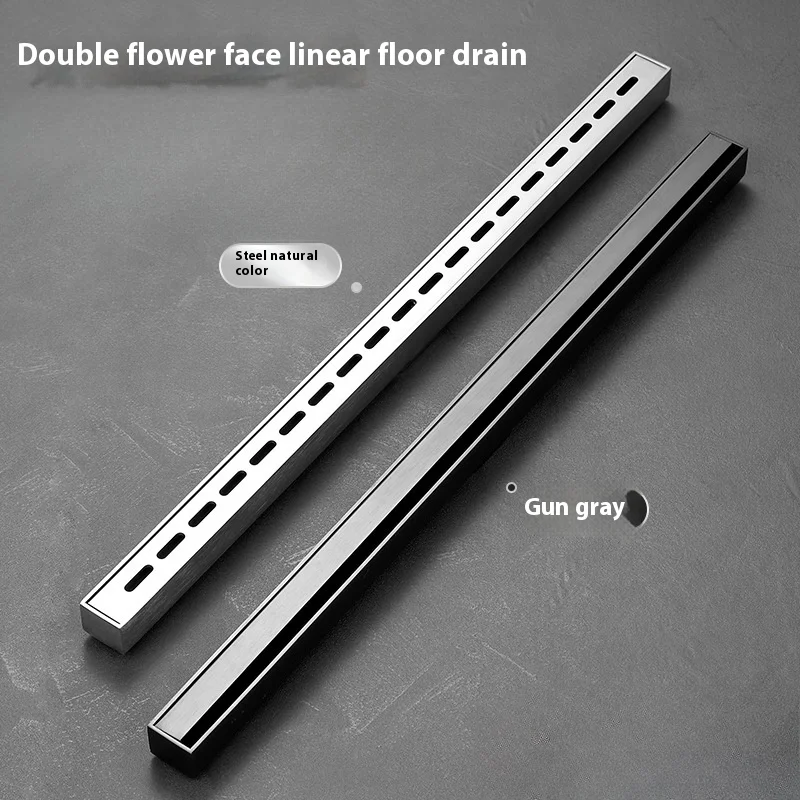 304 floor drain 3.2CM wide linear rectangular stainless steel deodorant floor drain shower room strip minimalist invisible