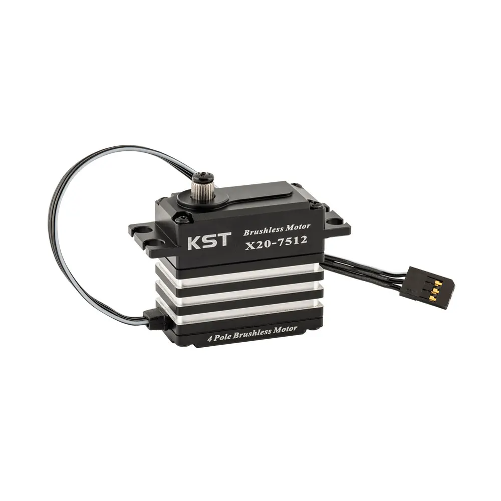 KST X20-7512 82Kgf.cm 0.11sec High Power Brushless Servo For Large Scale RC Model Industrial