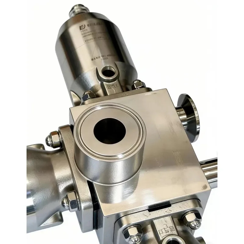 Sanitary SS316L Pneumatic Multi-port Diaphragm Valve Multi-channel Diaphragm Valve for Pharmaceutical Biotech Industry