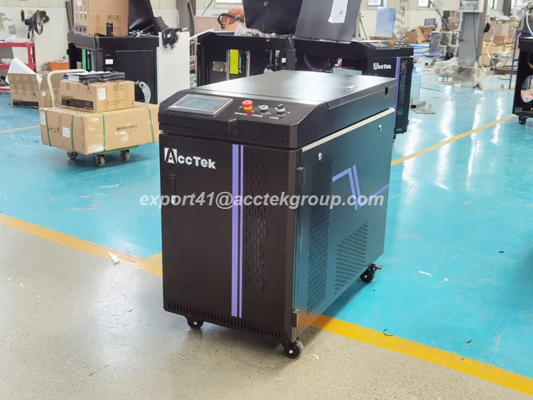 200W 500W Pulse Laser Cleaning Machine Rust Removal Top Hat Laser Cleaning Machine Mopa Laser