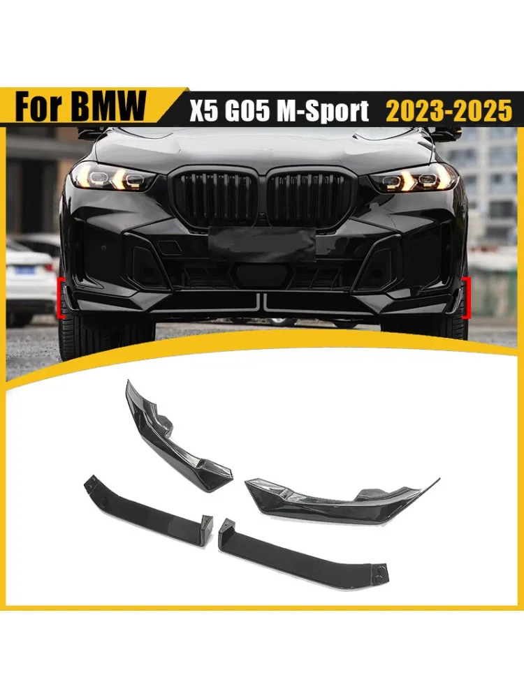 MP Style auto voorbumper splitter lip voor BMW X5 G05 M-Sport LCI 30d 40i 40d 2023 2024 2025 beschermblad bodykit tuning auto-onderdeel - afbeelding 2