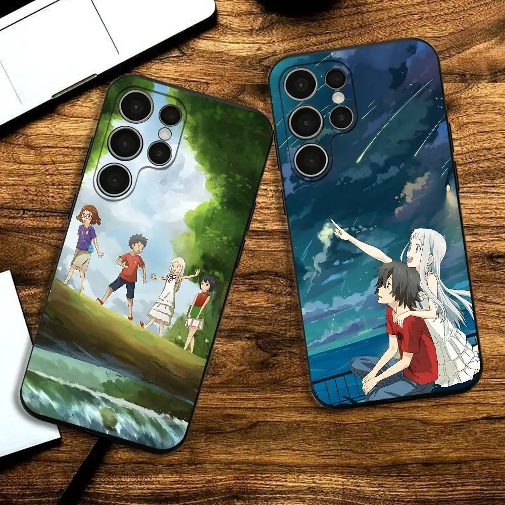 Anime Anohana Phone Silicone Case For Samsung S24 22 20 23 21 20 Ultra Plus Lite 5G Print Cover
