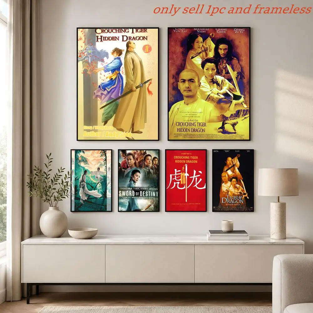 Film C-Crouching Tiger Hidden Dragon Poster Painting Prints Wall Art Picture Film Room Home Bar Cafe Decor Mural