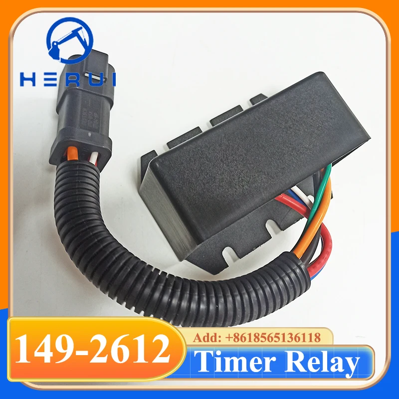 

Excavator Loader Parts 149-2612 1492612 Timer Relay for 623G 623H Relay Switch
