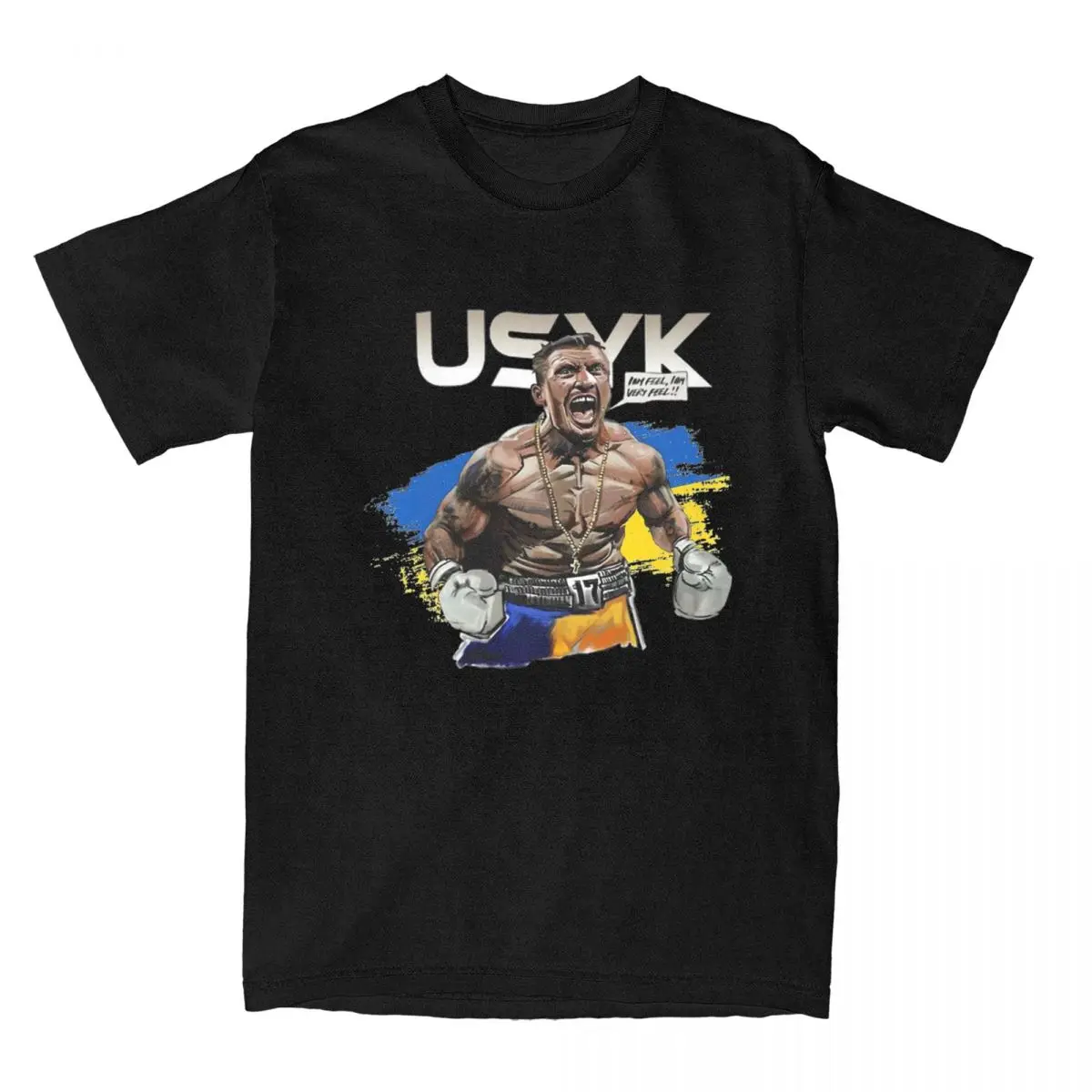 Men Women's Boxer Usyk Boxing Fans Lover Shirt Accessories Fashion 100% Cotton T Shirts Tops Birthday Gift