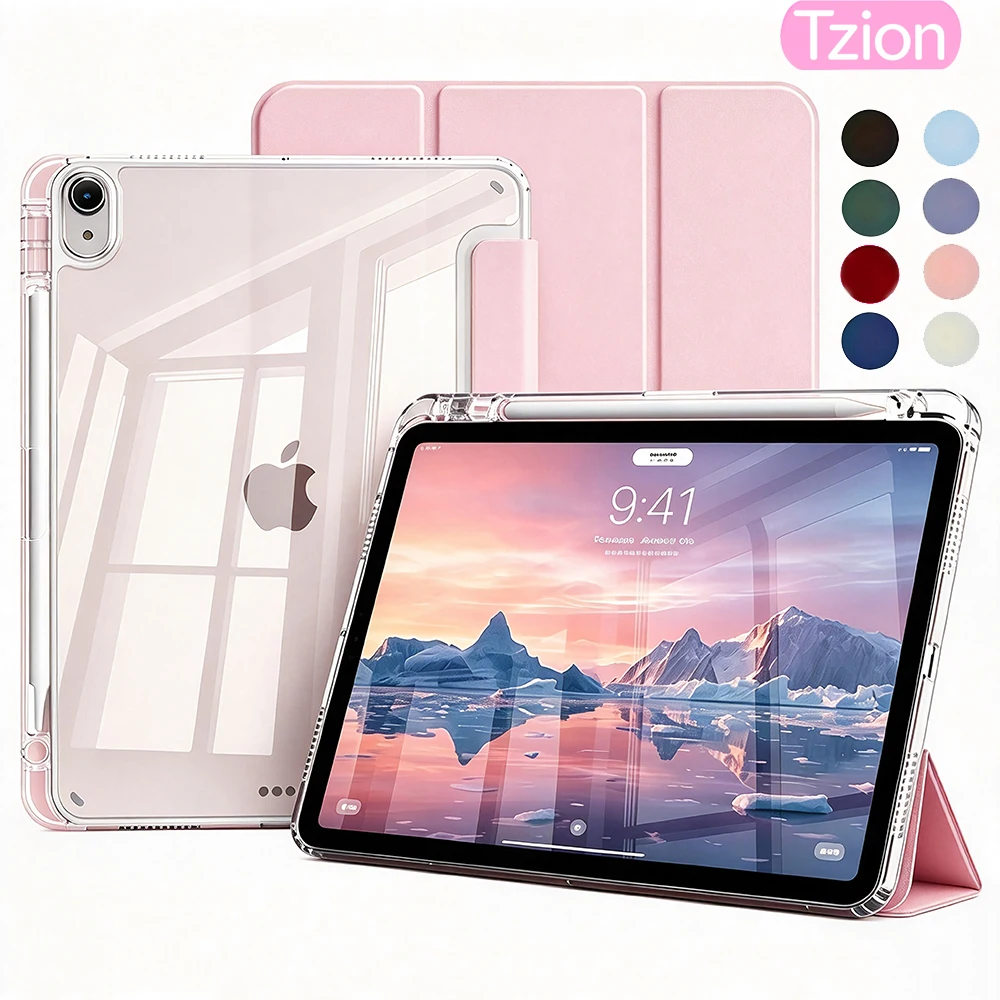 For iPad mini Air Pro 8.3 9.7 10.2 10.5 10.9 11 12.9 13 5th 6th 7th 8th 9th 10th 11th A16 Generation Magnetic Flip Smart Cover