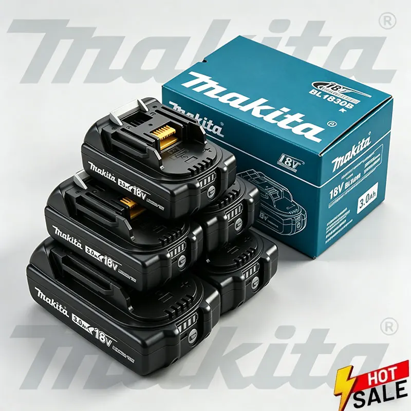 

New⭐️⭐️Original Makita 18v 3Ah Li-Ion Battery BL1820B for Makita 18V Series Power Tools Replace the battery 3000mAh Battery
