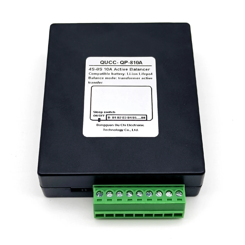 

Qucc 10Amp 8S Active Balancing Li-ion LiFePO4 LFP 4S 8S BMS Energy Transfer Lithium Battery Energy Balance