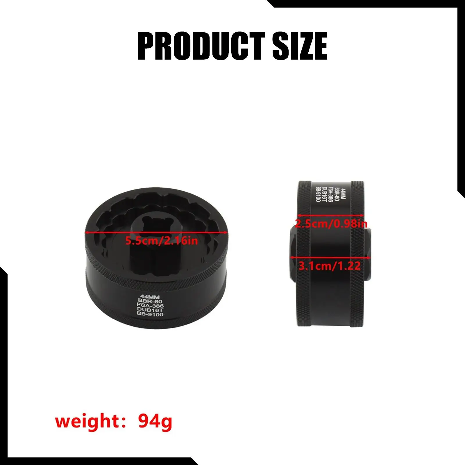 مزيل دعامة سفلية للدراجة 5 في 1، أداة سحب كرنك مقاومة للتآكل، مفتاح إصلاح تركيب الدراجة لمحبي الدراجات BB-9100 #6