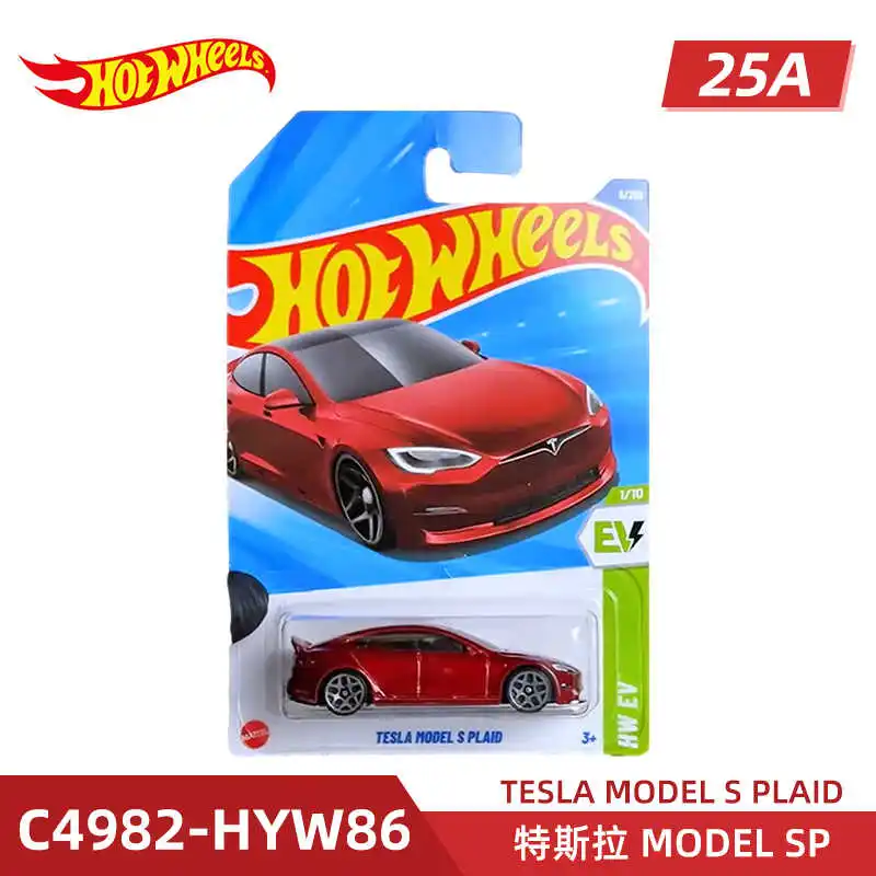 Mattel Hot Wheels 1/64 Basisauto Mainline Series 25a25b Case Wave 5 Tesla Cyberquad Williams Racing R32 Auto Collectible Car Toys