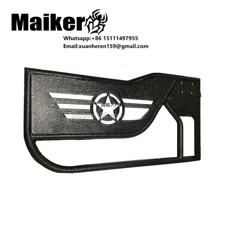 

Новый дизайн 2018 года: Полутрубчатые двери для Jeep Wrangler JK 4x4, аксессуары из нержавеющей стали