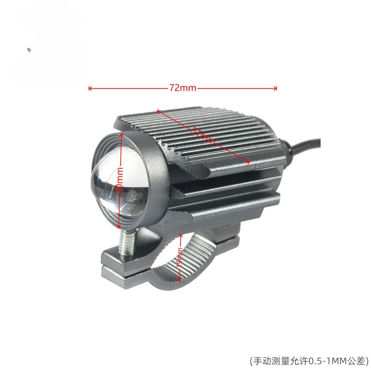 Motorcycle lens spottpyes Motorcycle headtpyes modified far and near tpye integrated two-color lens spottpyes