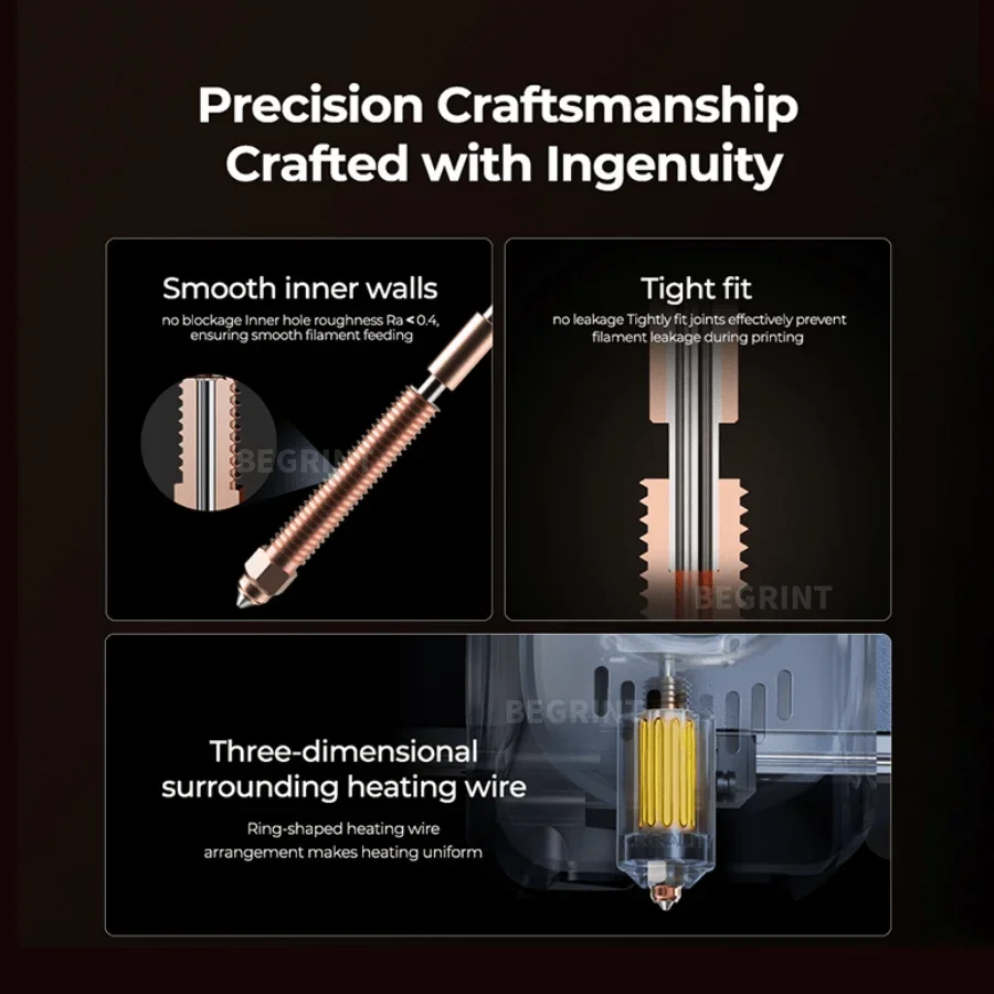 Zestaw Hotendu Creality Hi Combo Ceramiczny Blok Grzejny Całkowicie Metalowa Hartowana Stal Szybkozłączna Dysza do Creality Hi Hotend — zdjęcie produktu 6