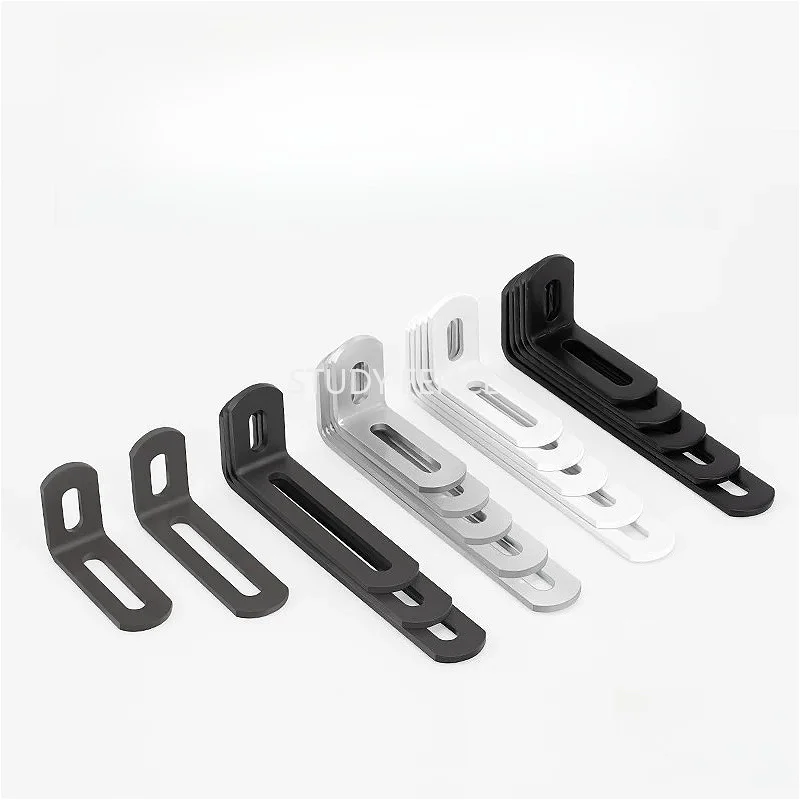 10PCS Metal Corner Code Furniture Fixed Corner Code Furniture Connectors, Household Hardware Accessories, Including Screws