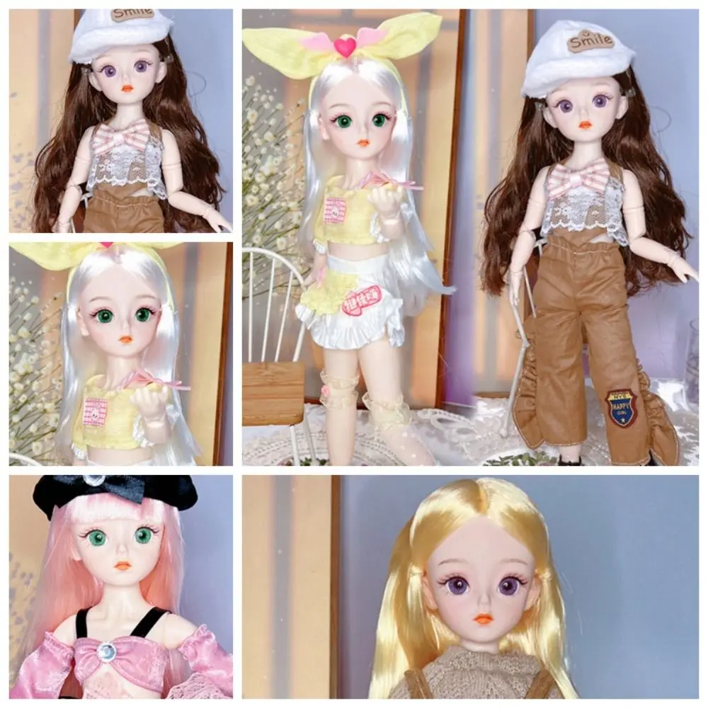 

with Clothes BJD Dolls Simulated Eye Dress Up Simulated Eye Hinge Doll 1/6 BJD Removable Joints Removable Joints Doll