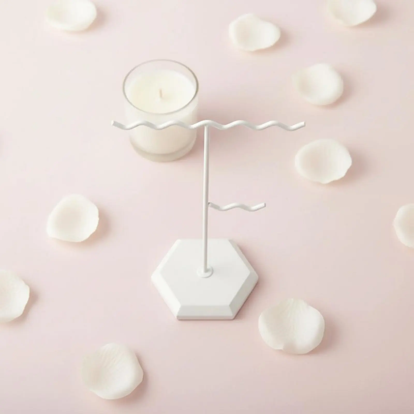 

Marble Base Jewelry Holder Detachable Jewelry Stand Vertical Post Necklace Stand Space Saving Individual Item Organizer