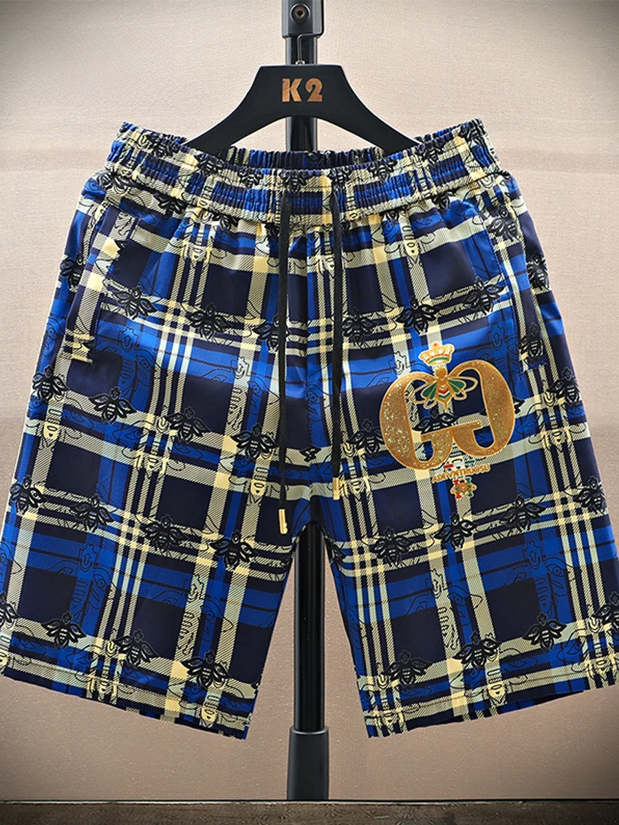 

Ice Silk Sports orts Men's Straight Leg Casual Five-Quarter Length Summer Cool Feeling Qui Dry Trendy Youth Active Sle