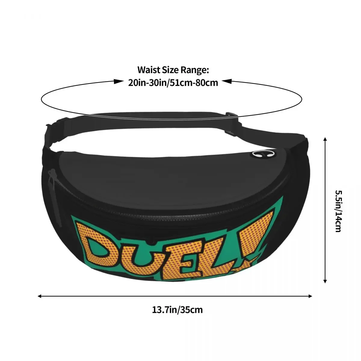 Duel! Simple Chest Bag Accessories For Men Women Casual Duelo Yu-Gi-Oh! Belt Bag