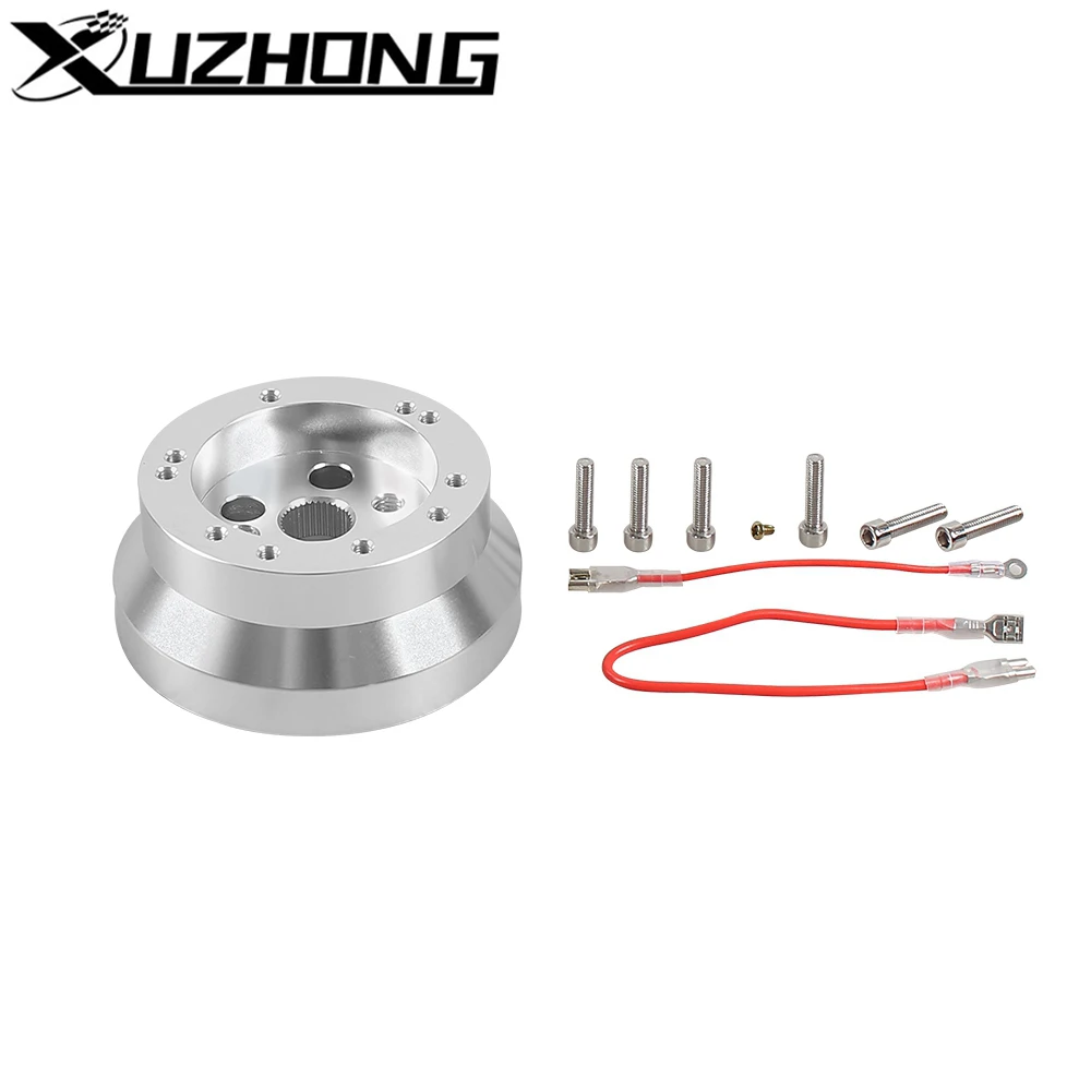 

Car 5 & 6 Hole Steering Wheel Polished Short Hub Adapter Kit Aluminum Interior Fits Steering Wheel Connector For Chevy GM