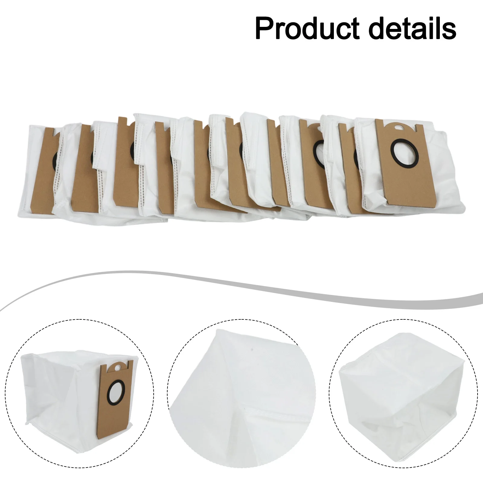 Dust Bags Set for Conga 5500 For Hurricane Station For Flex Vacuum Cleaner Non Woven Material Large Capacity Design