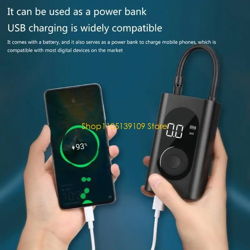 

Портативный электрический воздушный компрессор, Электрический воздушный насос для накачки шин, Насос для шин 150PSI, насос для