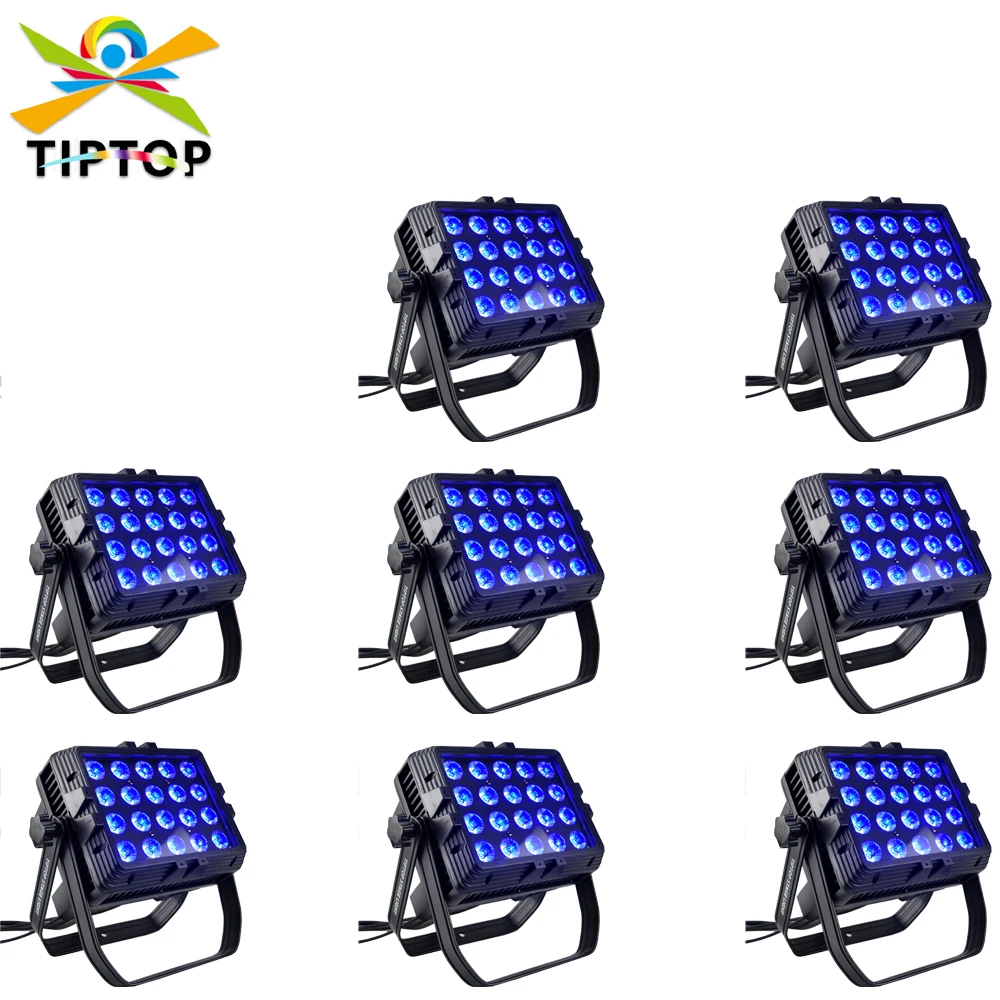 TIPTOP 20x18W RGBWAP 6IN1 Color Outdoor Lighting LED Spotlight LED Street Lamp IP66 Waterproof Outdoor Wall Light