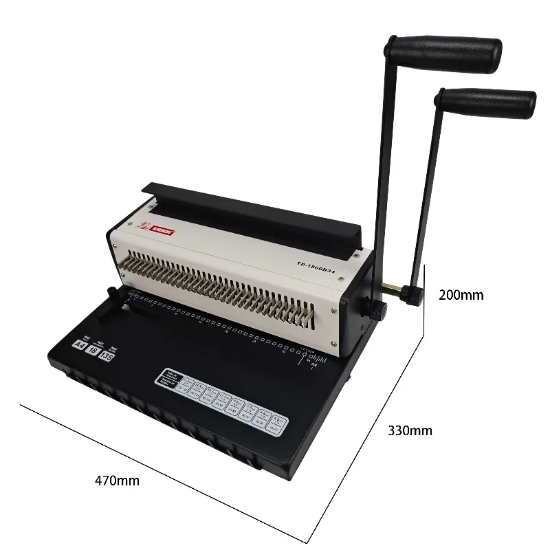 TD-1800B34 2025 New Model Wire Binding Machine 3:1