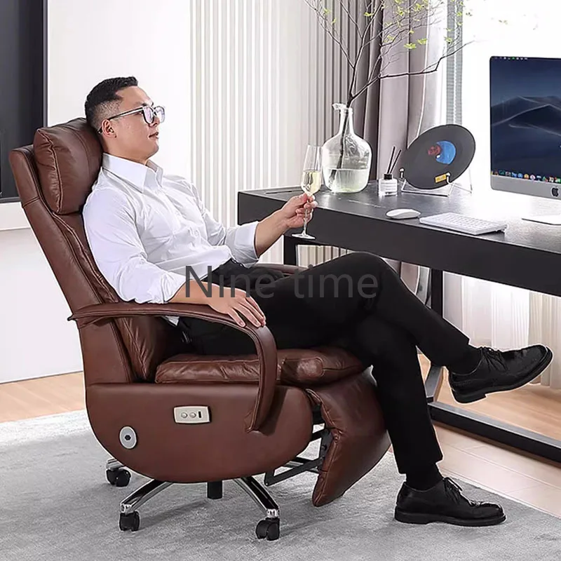 Gaming Recliner Office Chairs Cushion Massage Folding Autofull Computer Chair Foot Rest Dining Sillas De Oficina Furniture