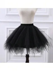 Women's Princess Dress Whte Black Petticoats  holiday party dance  sexy short skirt