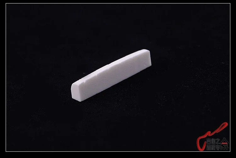 New - 1 Piece  GuitarFamily Real Slotted  Bone Nut For Folk  Acoustic Guitar / Electric Guitar   42MM/43MM*6MM*9MM