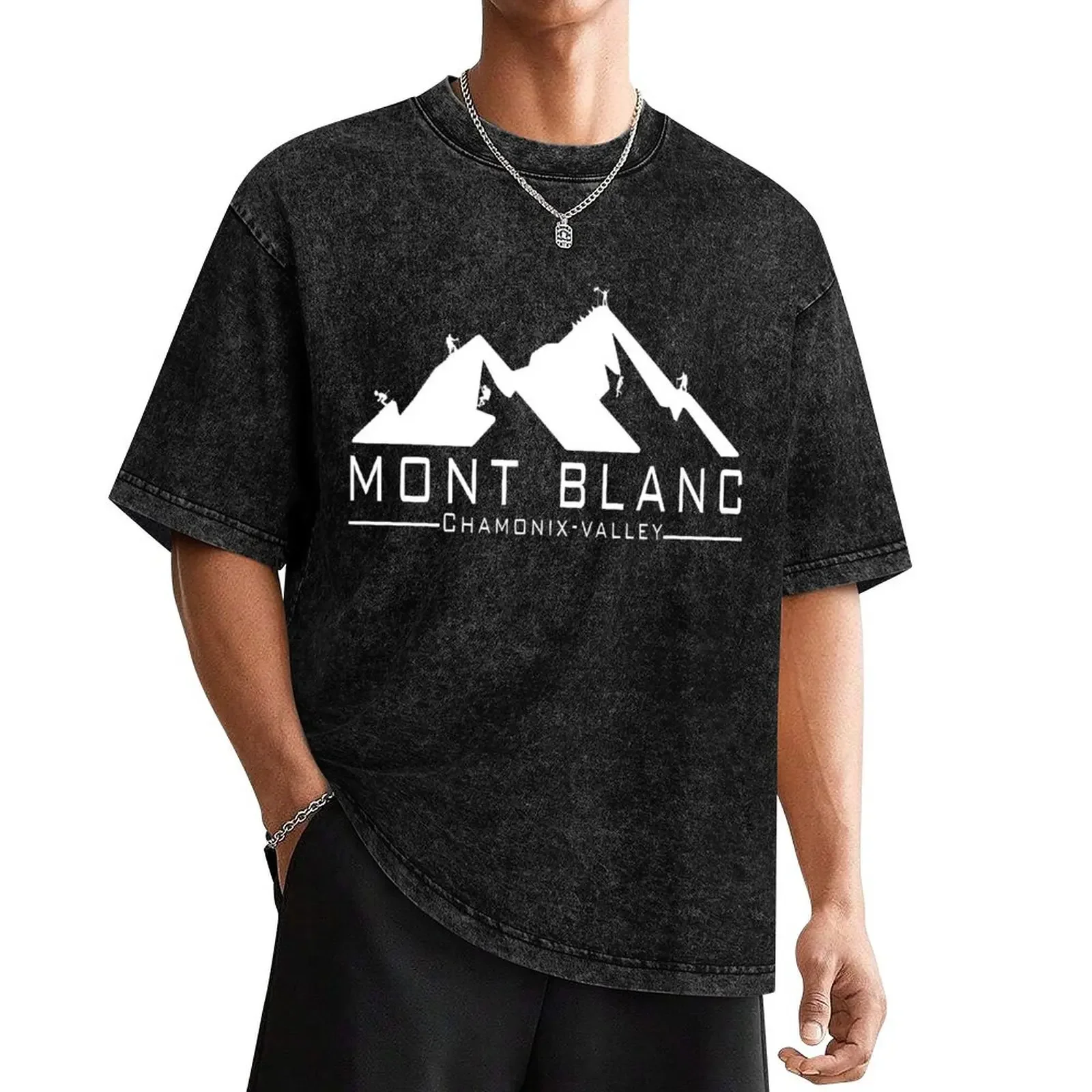 

The Mont Blanc Chamonix Valley T-Shirt boys animal print oversized t shirt clothing for men