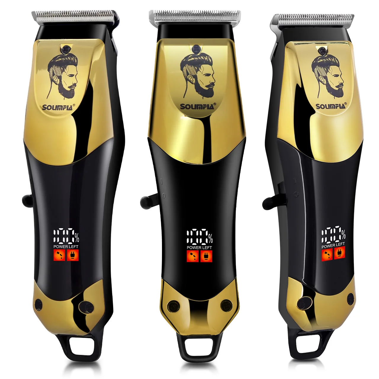 Solimpia Professional Electric Hair Clipper Salon Hair Cutting Scissors for Detailed Trimming And Pompadour Carving