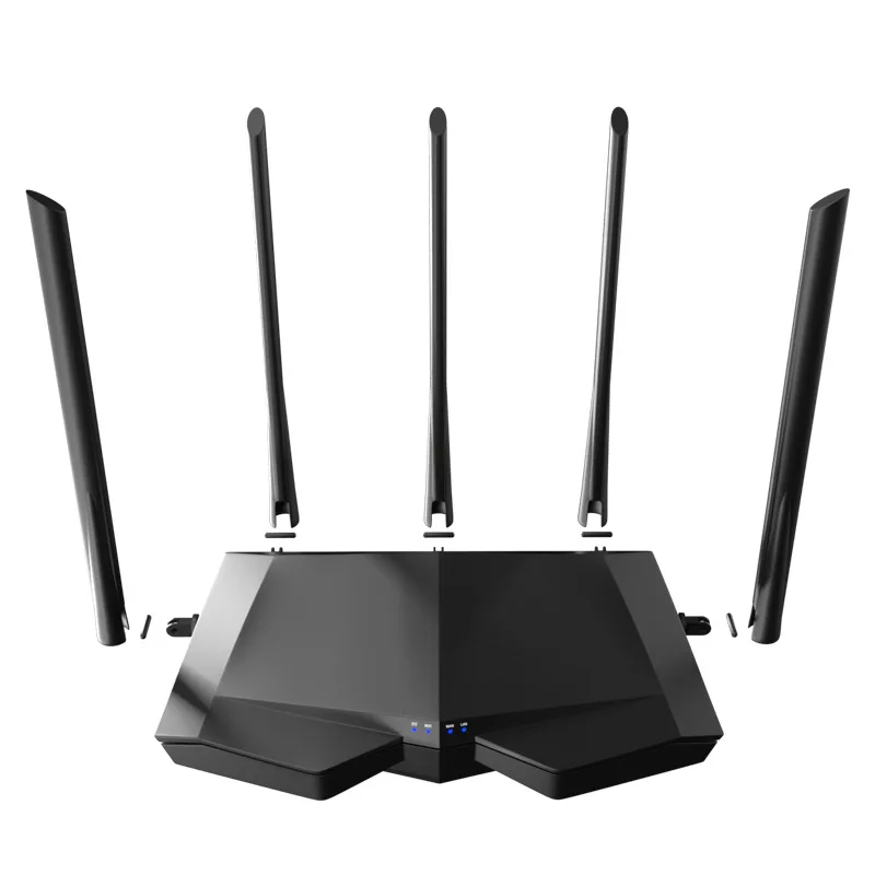 

Tenda AC7 AC1200 Router Dual-Band wireless Network Extender WiFi router with High Gain 5 Antennas