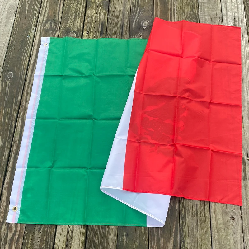 EOODLOVE flag Mexican flag 90X150cm polyester fiber indoor and outdoor 3x5 feet Mexican hanging decorative flag banner