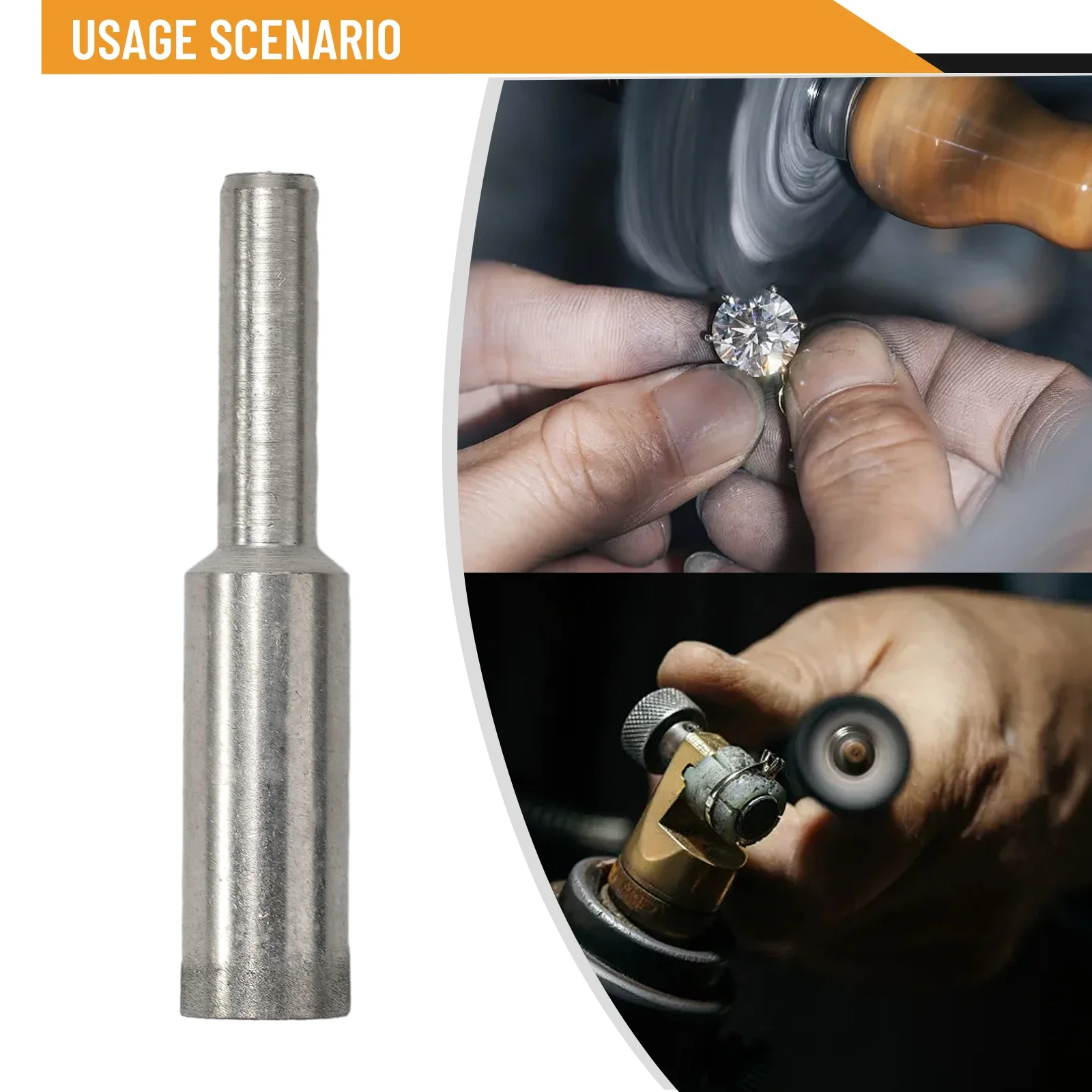 3mm-25mm Jade Jewelry Rounding Bits Round Polishing Bits Rounding Grinding Bit For Polishing Wheel  Bead Shaping