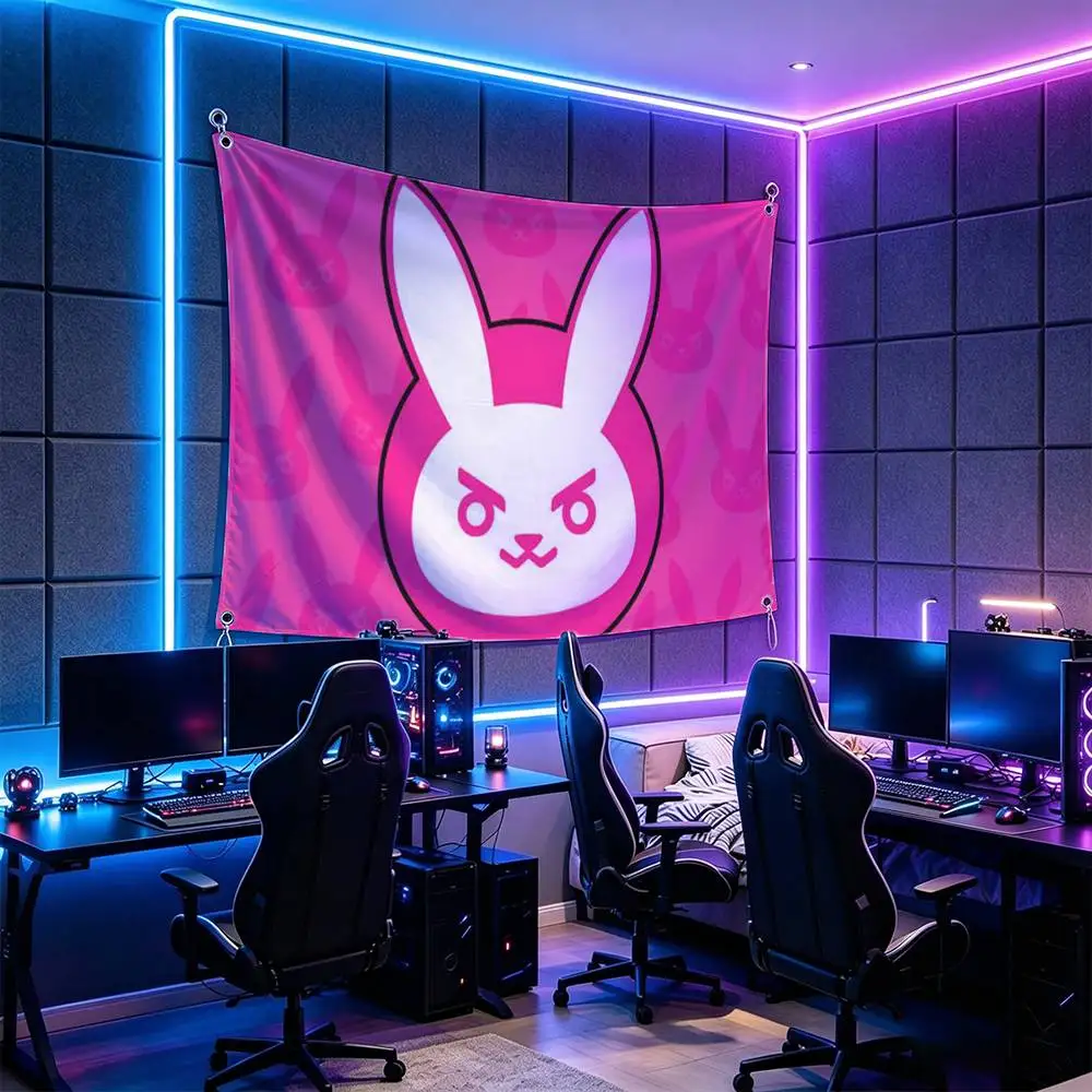 game O-Overwatch D Flags Wall Hanging Tapestry Outdoor Garage Room Decorative flag Background Blanket