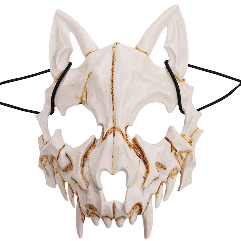 1Pcs Skull Mask Bone Mask Dress-Up Costumes For Halloween Party Mask Helmet Halloween Horror Scary Mask Cosplay Party Decor 2022