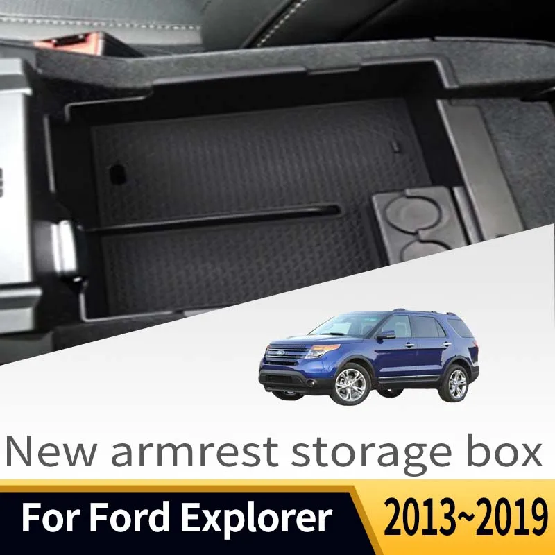 

Auto Part Suitable For Ford Explorer 2013~2019 2014 Car Central Control Armrest Box Storage Box Multifunctional Accessories Tool