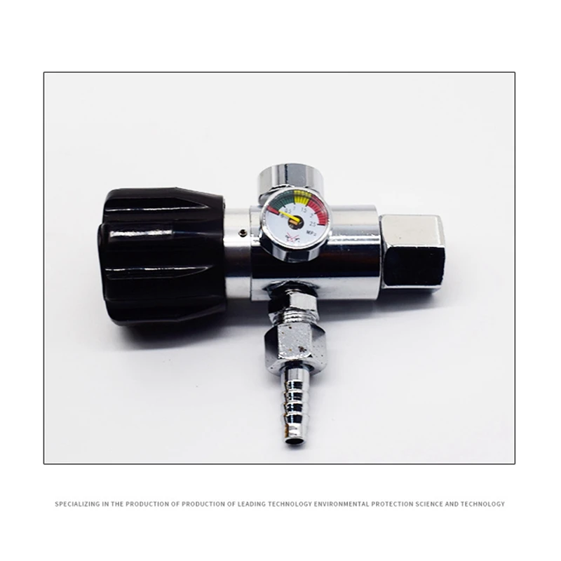 Portable Alloy Tool Oxygen Pressure Reducer Mini Welding Anti Fall Argon Gas Meter Clear Scale Rustproof Regulator