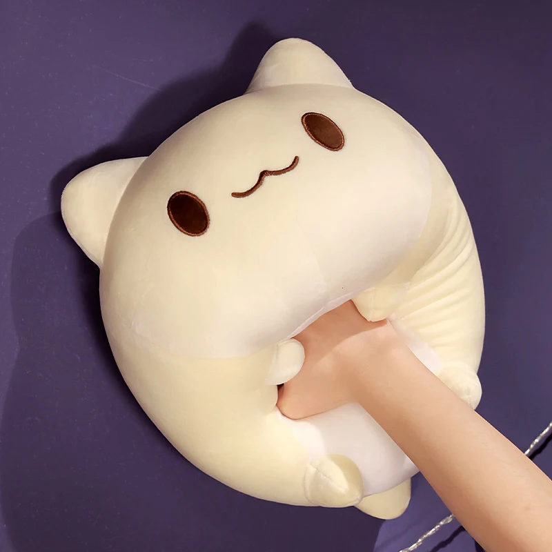 Cute Kitty Plush Toys Kawaii Cartoon Animal Cat Stuffed Dolls Kawaii Soft Funny Plush Toy for Kids Birthday Xmas Gifts